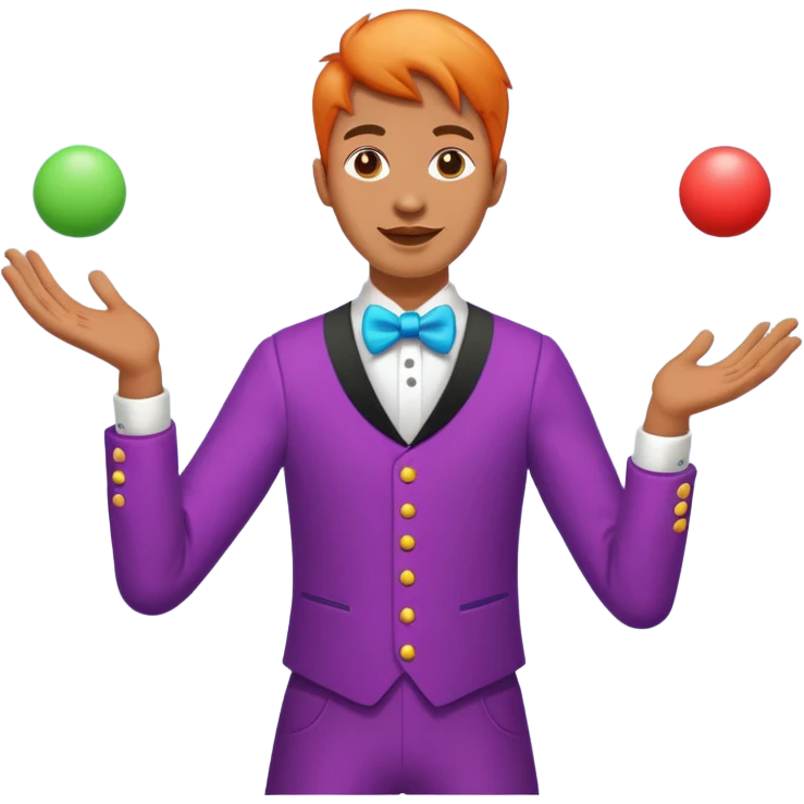 Juggler + balls emoji