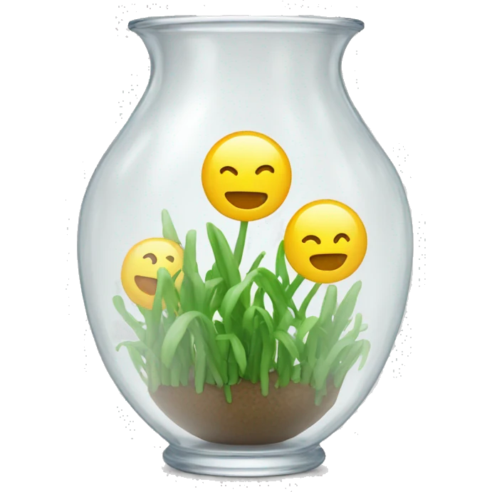 1000  in a clear vase emoji