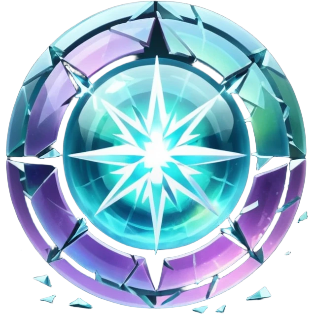 Make a shattered magic orb emoji