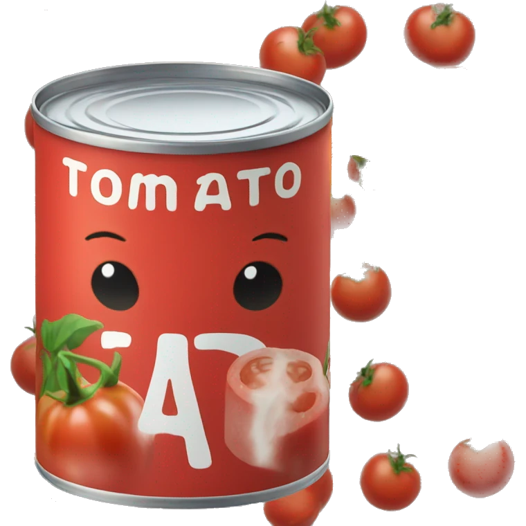 A single can of tomato purée emoji