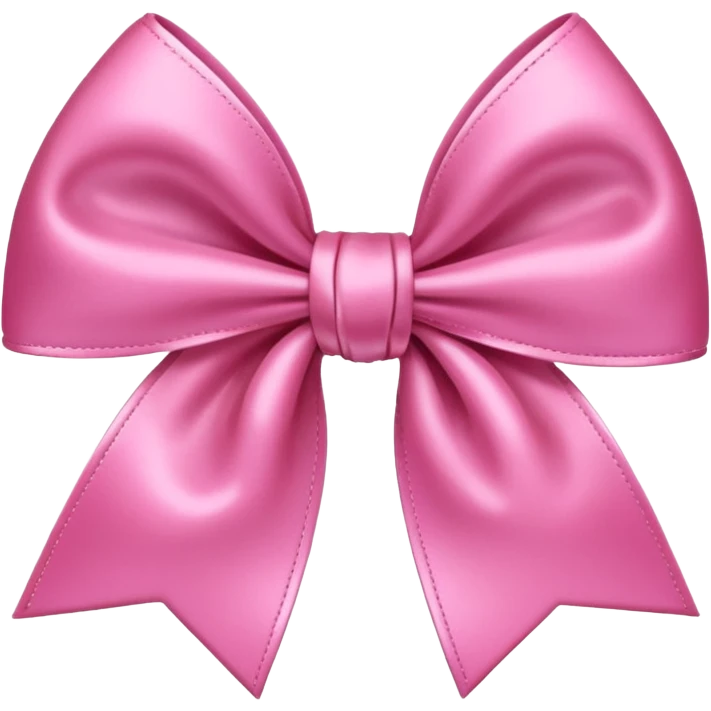 Pink bow emoji