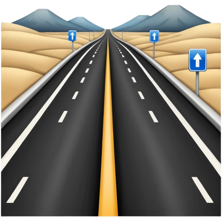 toll road going upwards emoji