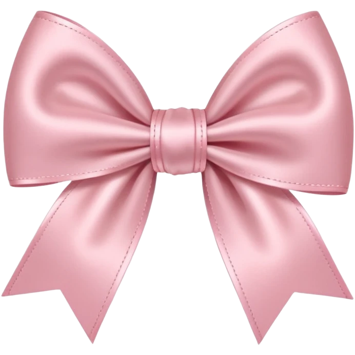 Cute light pink bow  emoji