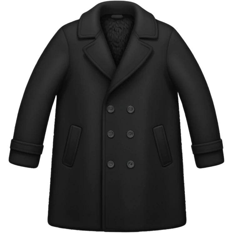 coat black emoji