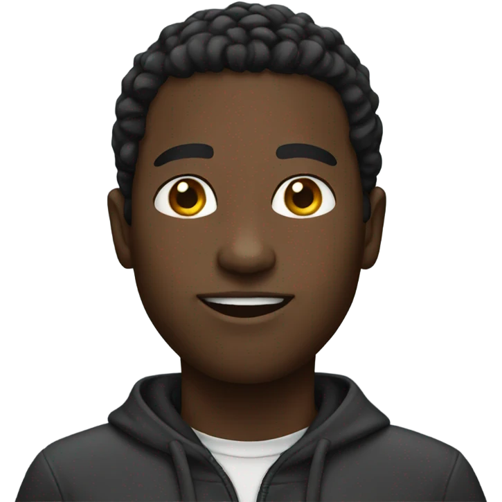 Black guy emoji