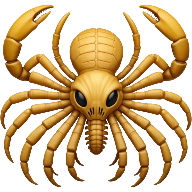 man with Facehugger emoji