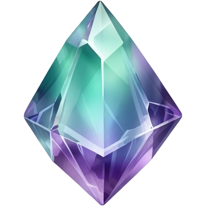 Fluorite crystal shard emoji