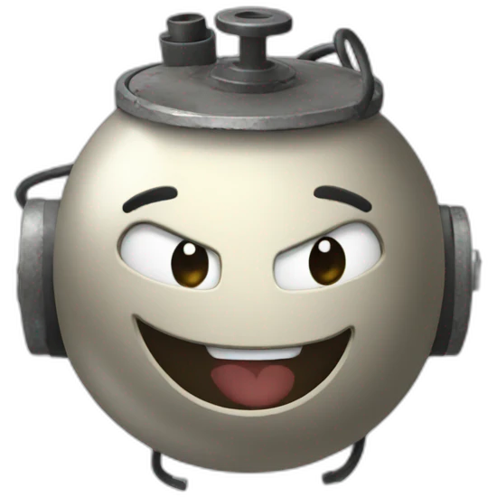 happy bomb emoji