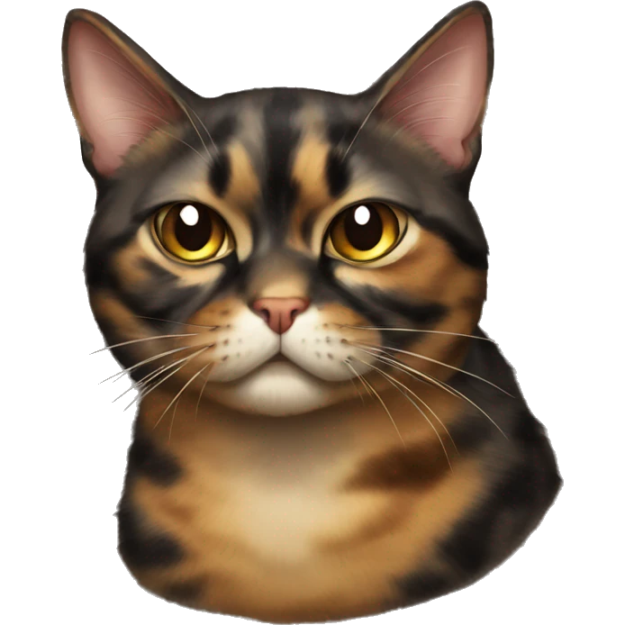 Tortie cat angry emoji