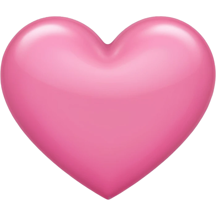 Corazón rosado para todo a la mitad  emoji