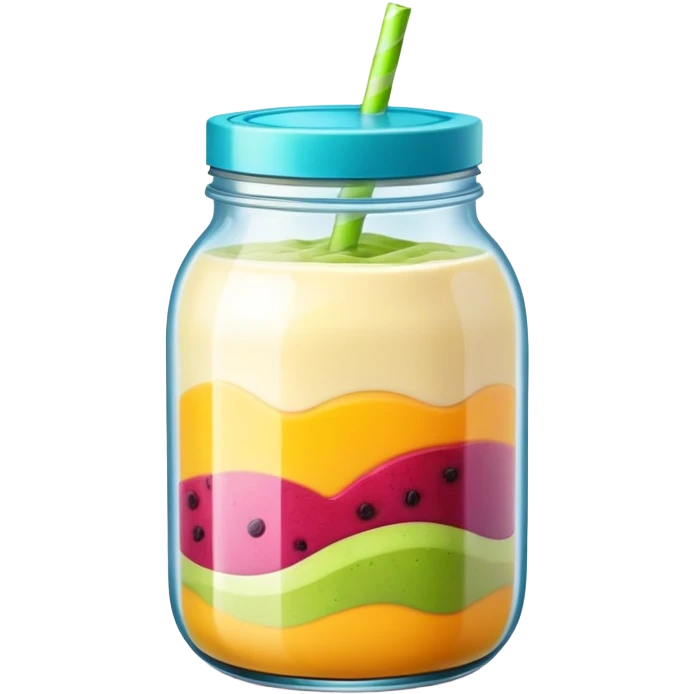 smoothie in a jar emoji