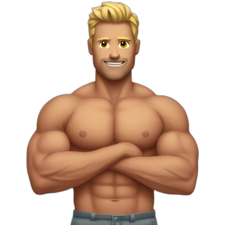 big chest muscles emoji