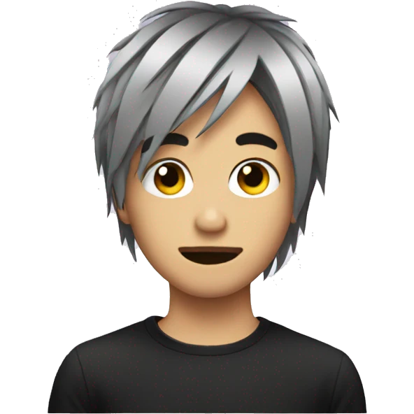 Emo hair cut  emoji