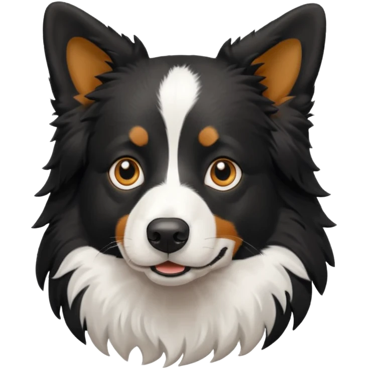 black bordercollie emoji