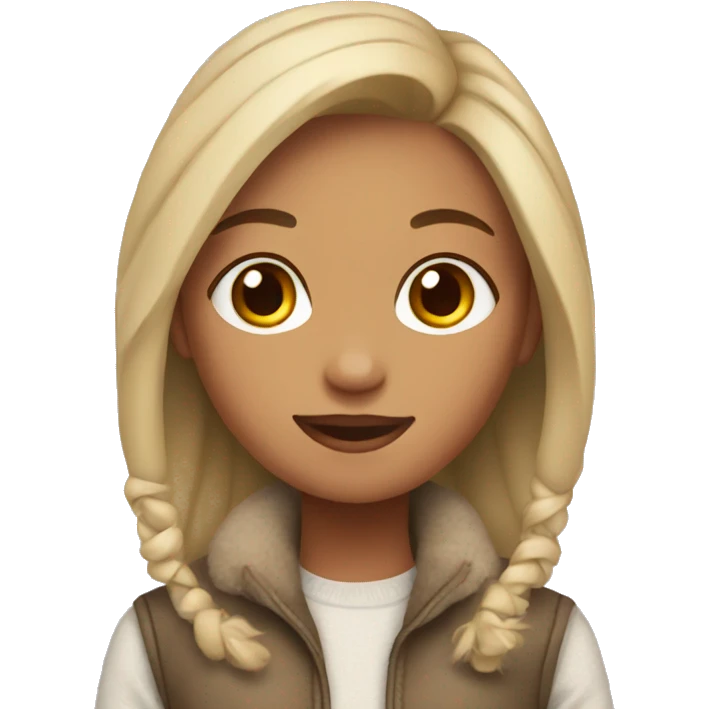 Girl with uggs emoji