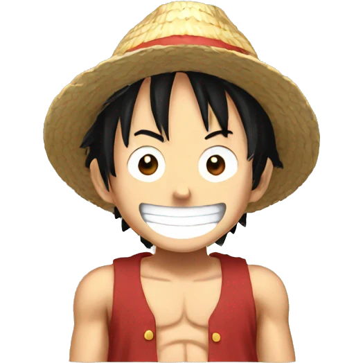 Luffy emoji
