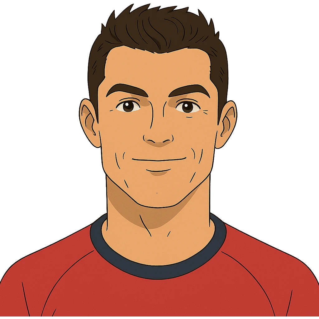 Cristiano Ronaldo's face emoji