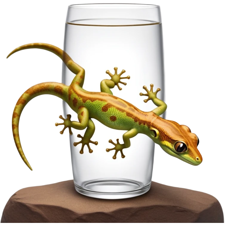 cinematic-gecko-realistic-full-body-climbing-emoji,-tiny-agile-frame-sticking-to-a-glass-surface-with-specialized-toes,-smooth-speckled-skin-in-rich-earthy-tones,-large-glistening-eyes-wide-and-watchful,-delicate-curved-tail-balancing-its-body,-tiny-mouth-hinting-at-an-adorable-smirk,-simplified-yet-realistic-focused-features,-highly-detailed,-glowing-with-a-subtle-warm-luminance emoji