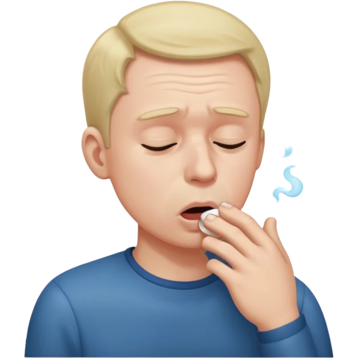 чоловічок який кашляє emoji