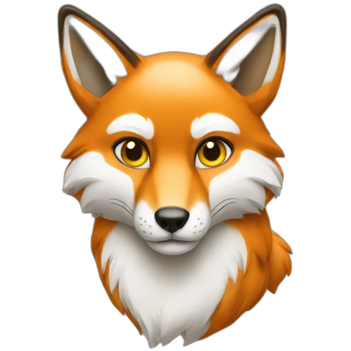Renard blanc emoji