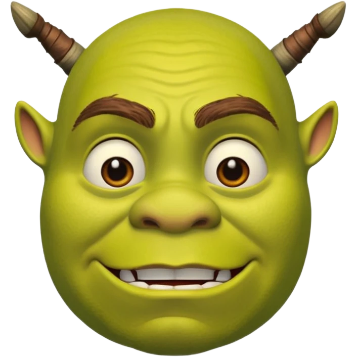 Shrek incrédulo emoji