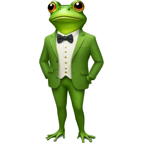 fashionist frog emoji