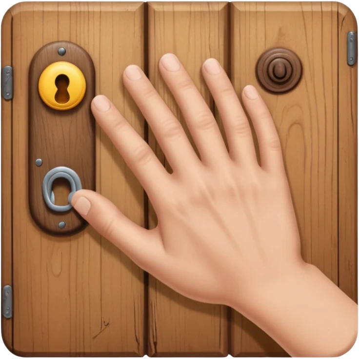 knocking the door emoji