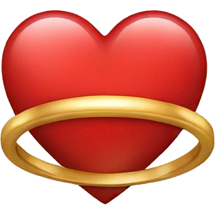 Heart with ring emoji