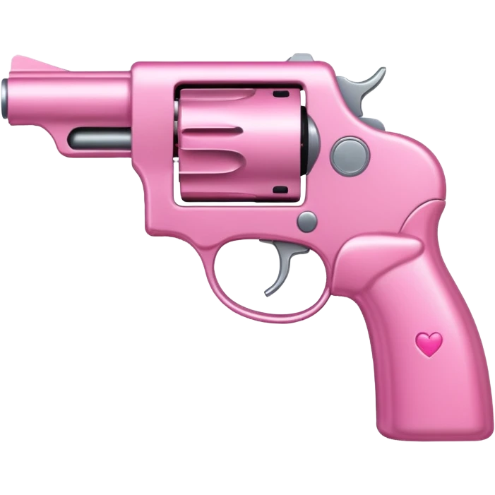 Pink heart gun emoji