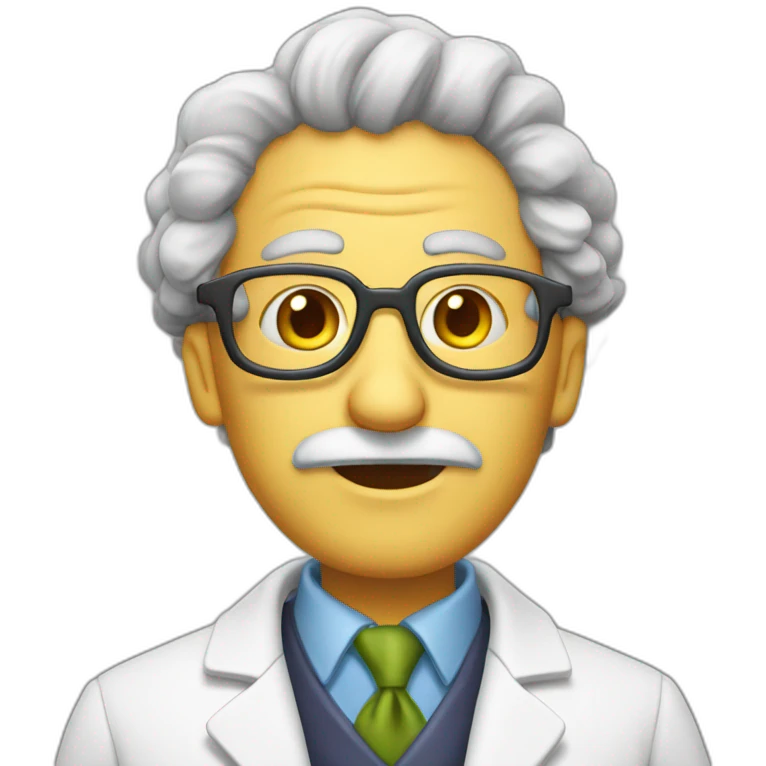 Dr sour crazy professor emoji