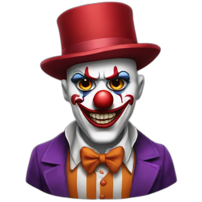 Gangster clown emoji
