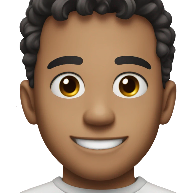 Younes from TikTok smile emoji