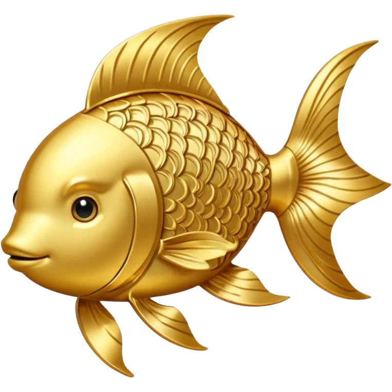 Gold Pisces symbol emoji