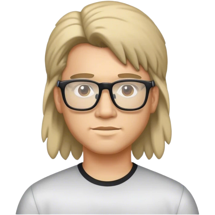 mullet glasses  emoji