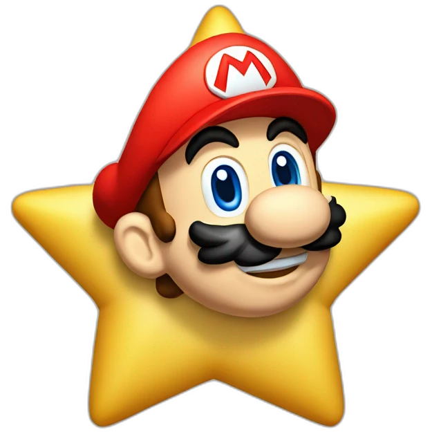 star super mario emoji