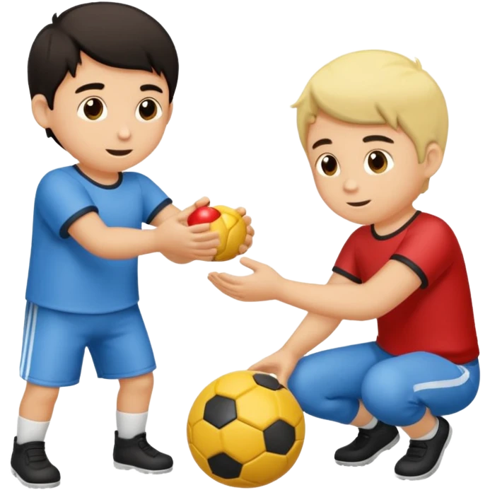 un niño pequeño y un hombre jugando al juego de tirar la soga (la soga blanca) emoji