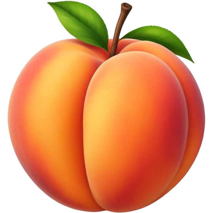 peach fruit emoji