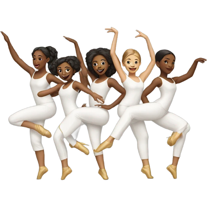 Group of dancers  emoji