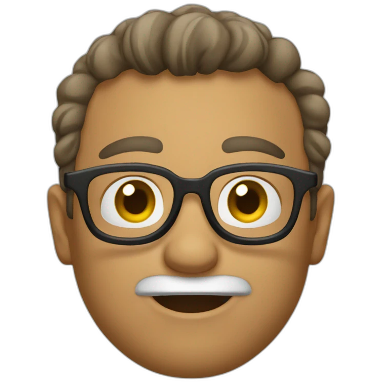 emoji de óculos + 👍🏻 emoji