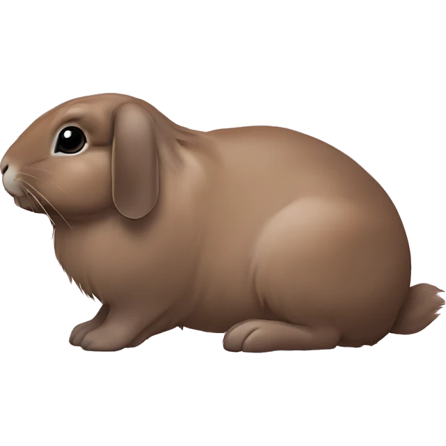 Agouti Mini Lop Rabbit emoji