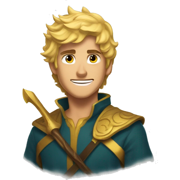 Percy jackson golden dracma emoji