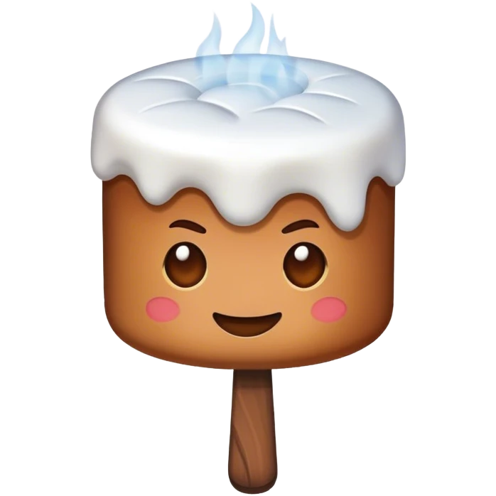 En grillad marshmallows  emoji