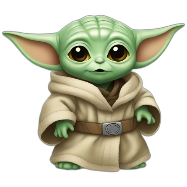 cute baby yoda emoji