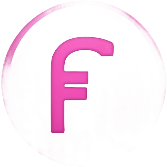 Facebook symbol pink emoji