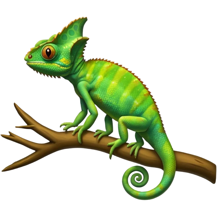 Caméléon solo  emoji