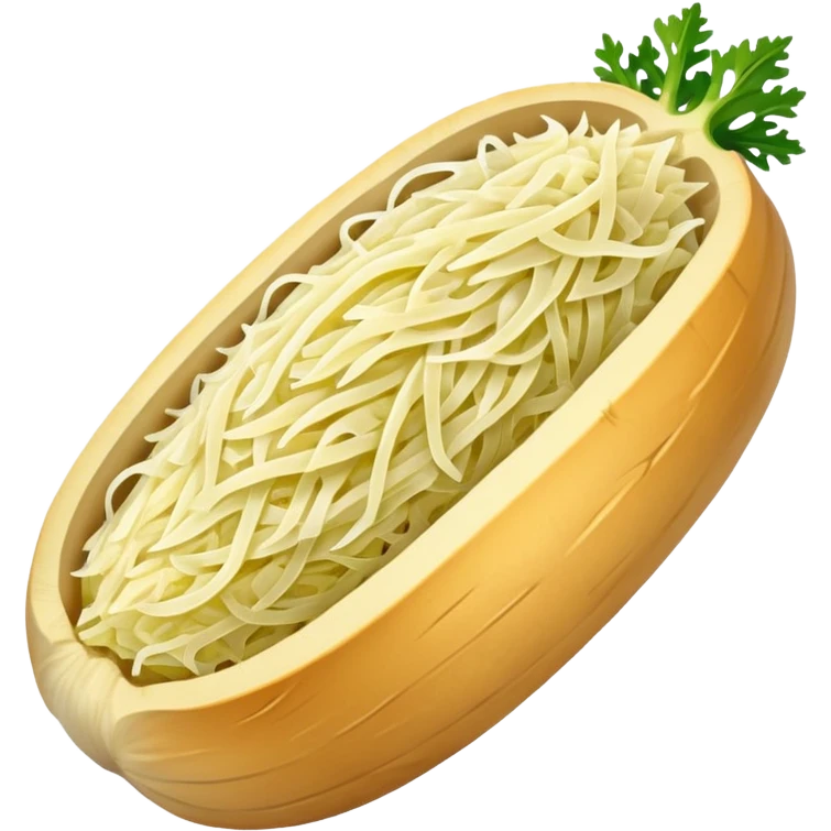 saurkraut but bigger and longer emoji