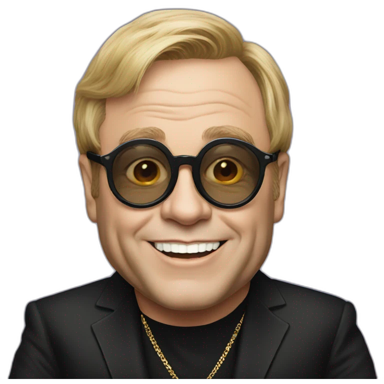 Elton john emoji