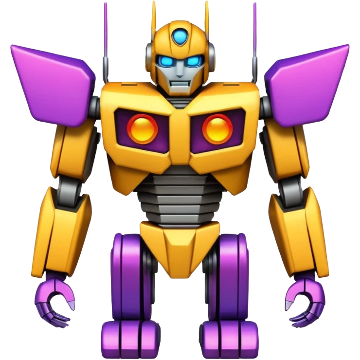 transformer made out of thousands of emojis emoji