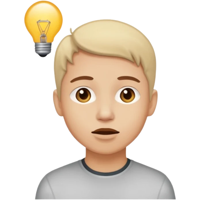 person looking up left emoji