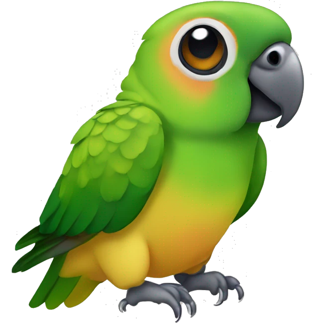 Green cheeked conure  emoji